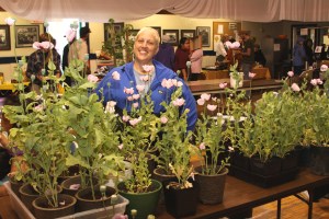 Cindy Westergaard sells plants at the July 18 Sitka Farmers Market