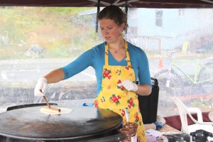 Lexi Fish cooks up a crepe
