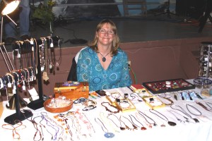 SammeesCreations Sammee of Sammee's Creations shows off some of her beaded jewelry