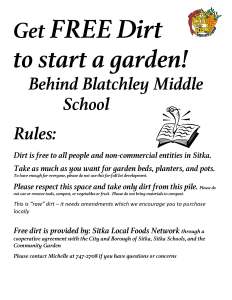 Get FREE Dirt to start a garden