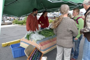 MiddleIslandOrganicProduceKalebAldredAndreaFragaWithCustomers